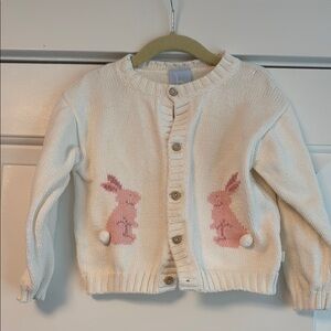 Cream Bella Bliss Bunny Cardigan for Kids